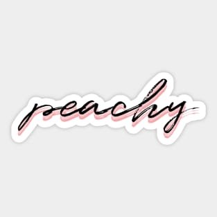 peachy Sticker